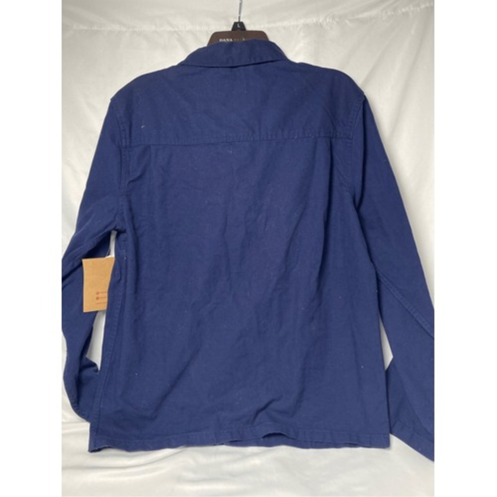 NWT Brooklyn Cloth Shroom Shacket Overshirt Jacket Blue with Mushroom S - Picture 7 of 8